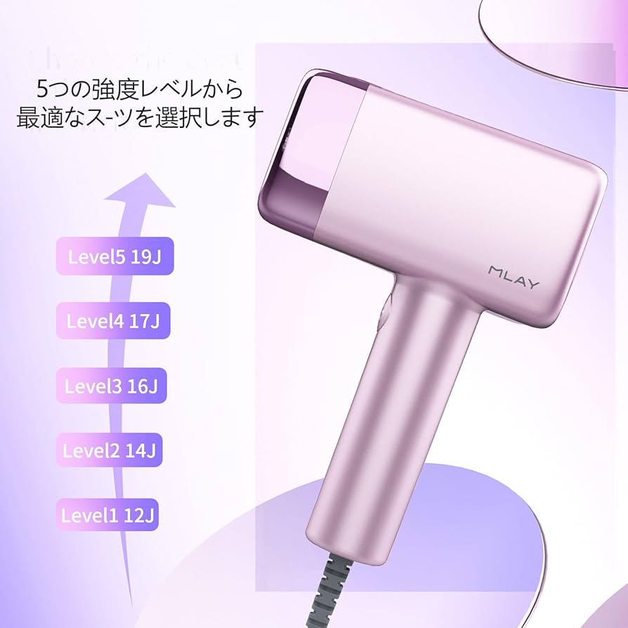 MLAY IPL光脱毛器 家庭用脱毛器 0.5秒/フラッシュ メンズ レディース Amazon | MLAY IPL光脱毛器 家庭用脱毛器 0.5秒/フラッシュ